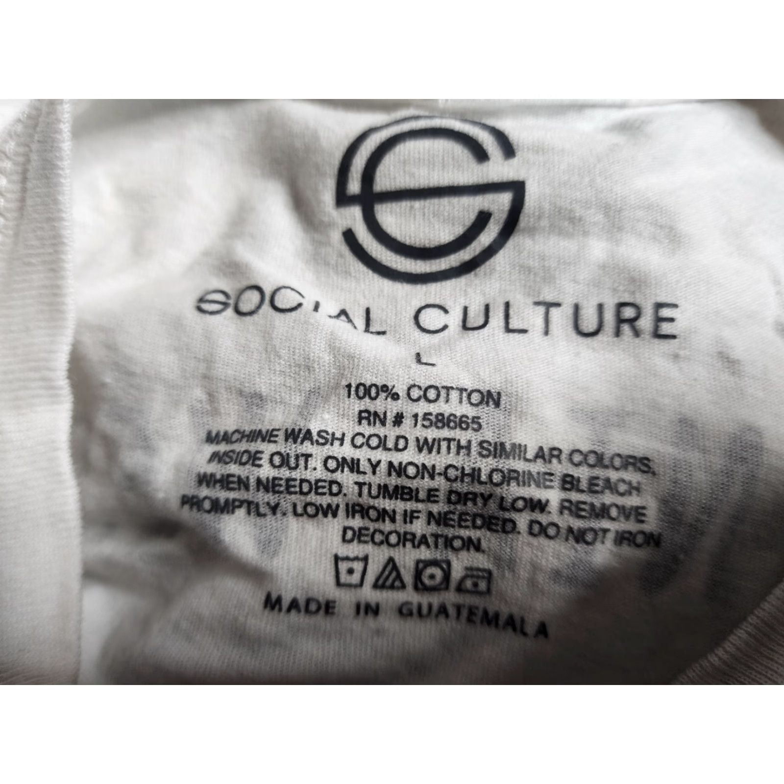 Vintage Womens L California Skeleton T Shirt Double-Sided - Social Culture - Crew Neck - Short Sleeve - White - Basic - Summer - Men/Women? Size L / US 10 / IT 46 - 4 Thumbnail