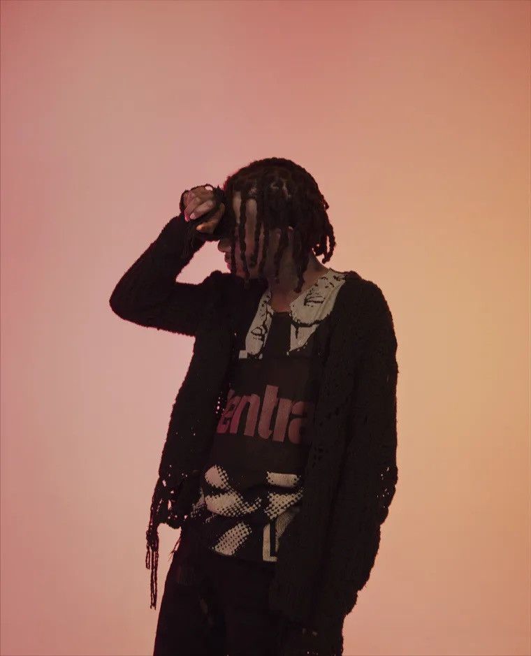 Number (N)ine number (n)ine aw03 ‘touch me i’m sick’ grunge knit cardigan Size US L / EU 52-54 / 3 - 10 Thumbnail