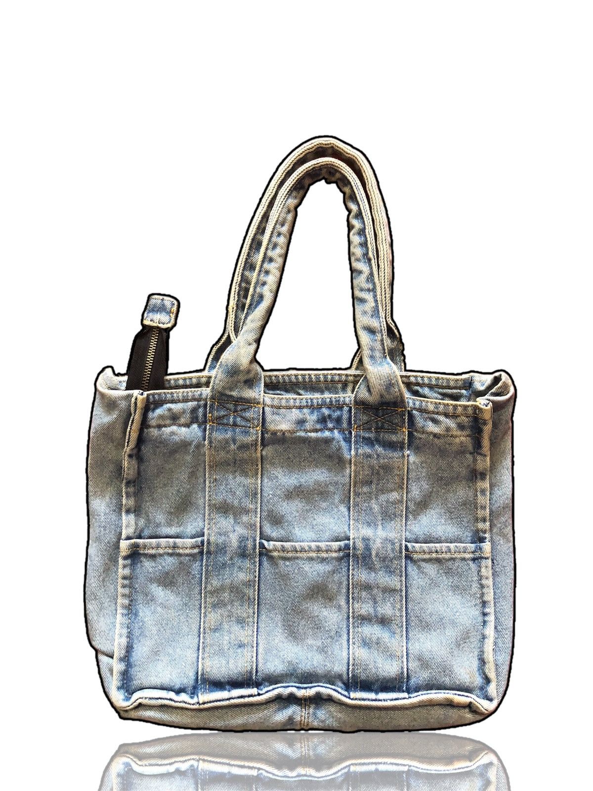 Other × Vintage Y2K Denim Jeans Handbag Vintage Size ONE SIZE - 1 Thumbnail