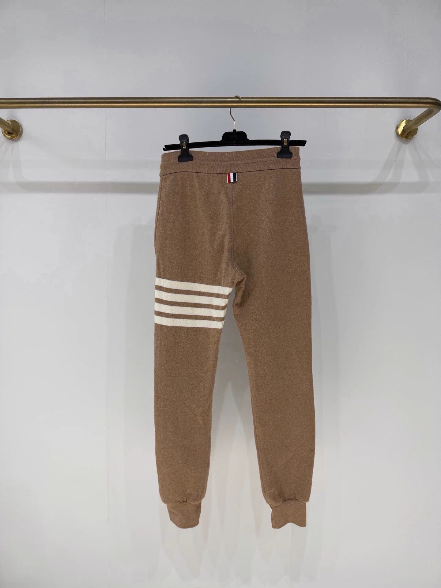 Thom Browne Thom Browne 99 New Beige Wool Cashmere Sweatpants 36 Size US 36 / EU 52 - 4 Thumbnail