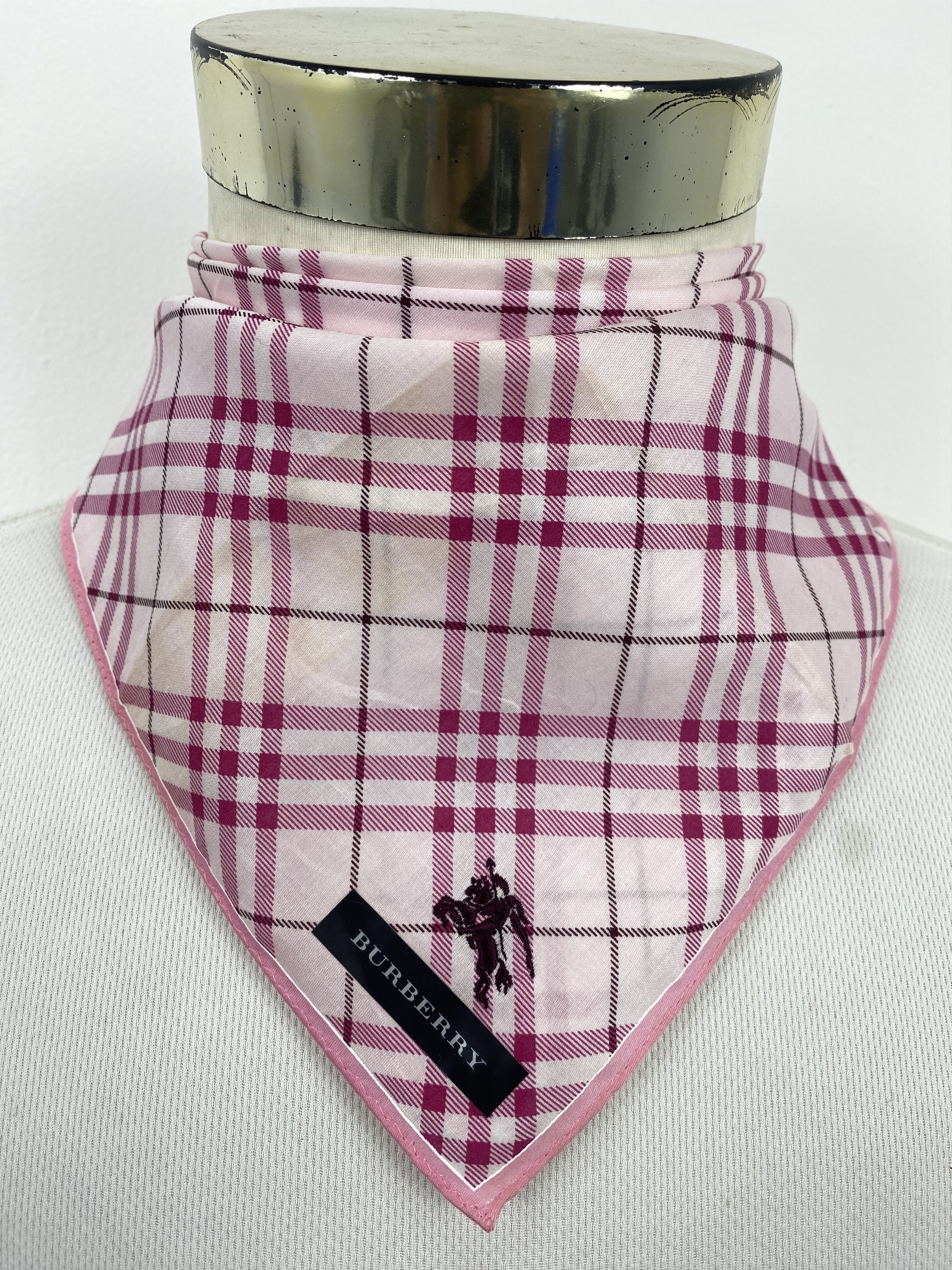 Burberry Vintage Burberry Handkerchief / Neckerchief KT0257 Size ONE SIZE - 1 Thumbnail