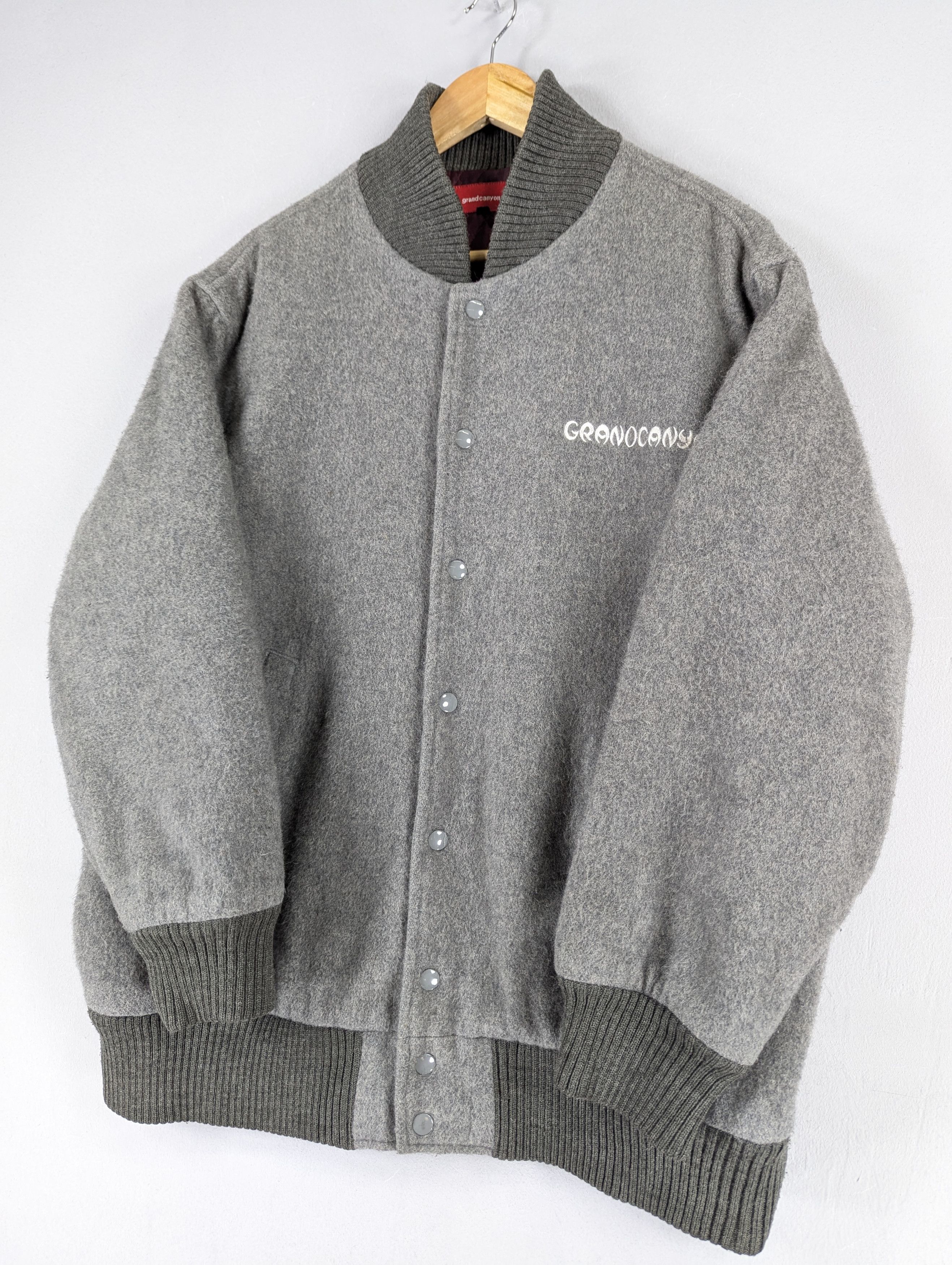 Other Vintage Grand Canyon Wool Varsity Bomber Jacket Size US L / EU 52-54 / 3 - 2 Thumbnail