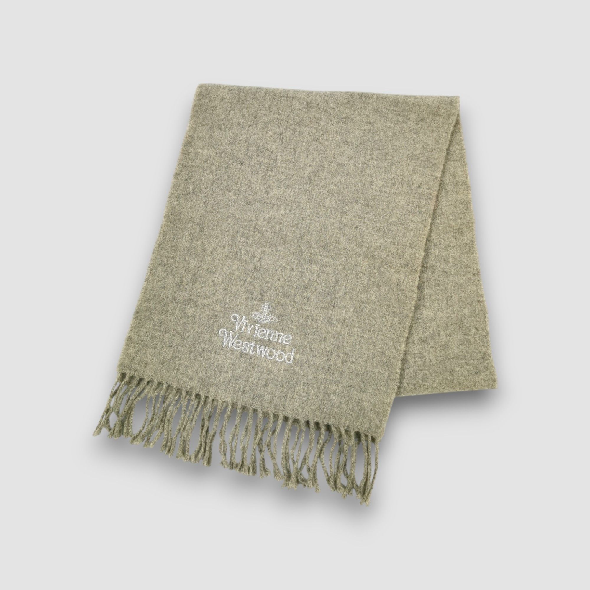 Vivienne Westwood Vintage VIVIENNE WESTWOOD Scarf Muffler Orbs Wool Scarves Size ONE SIZE - 2 Thumbnail