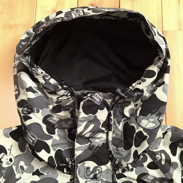 Bape × Stussy STUSSY × BAPE Skull camo hoodie snowboard jacket APE Size US S / EU 44-46 / 1 - 4 Thumbnail
