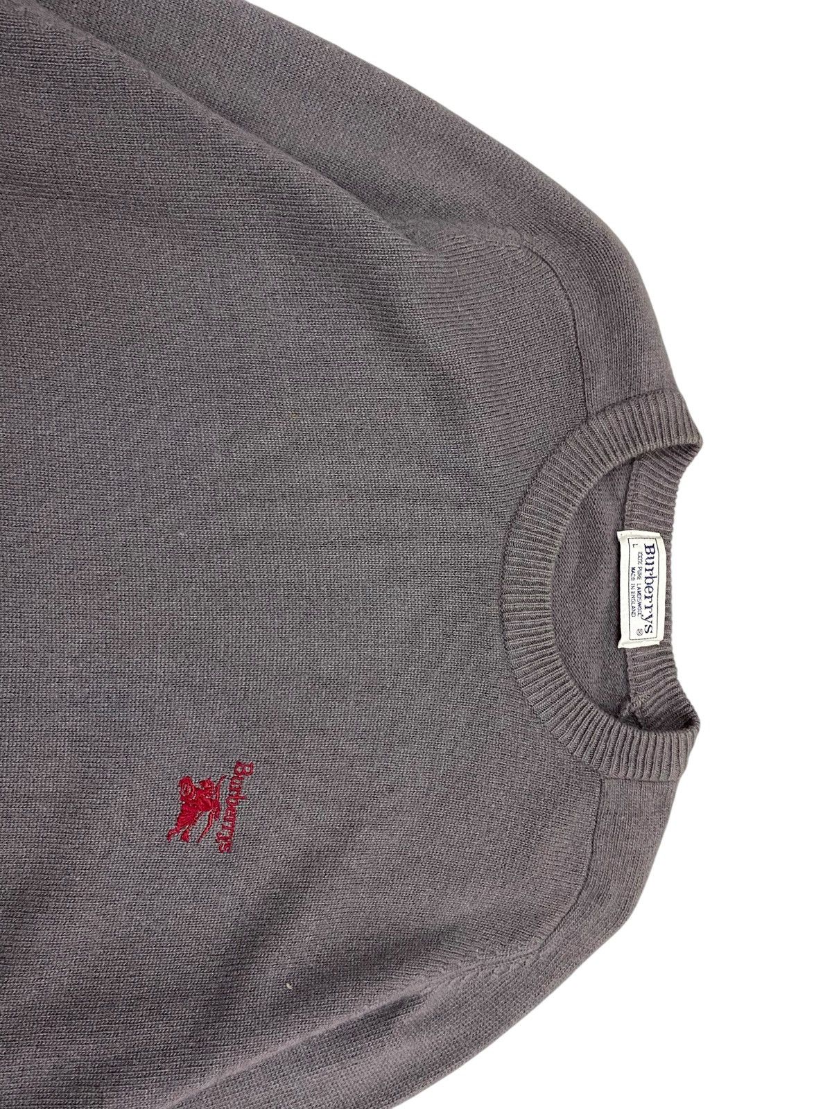 Burberry Prorsum Vintage Burberrys Crewneck Sweater – Super Geelong Wool Size US L / EU 52-54 / 3 - 5 Thumbnail