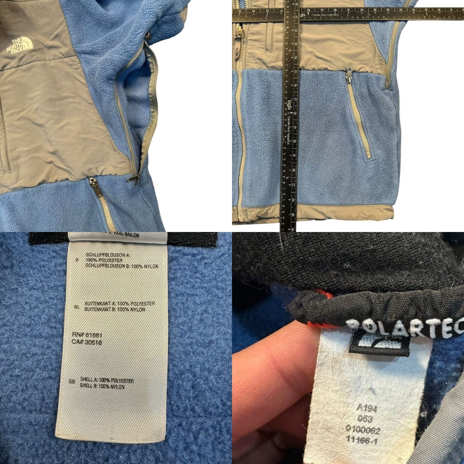 The North Face VINTAGE The North Face Denali Jacket Women L Full Zip Fleece Polartec 90s Blue Size L / US 10 / IT 46 - 8 Thumbnail