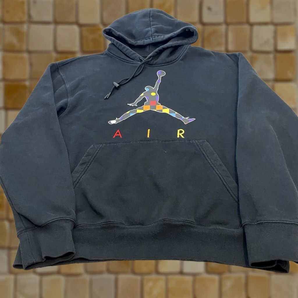Jordan Brand Jordan Nike Air Hoodie Mens Large Black Jumpman Pullover Fleece DD5244-010 Size US L / EU 52-54 / 3 - 1 Thumbnail