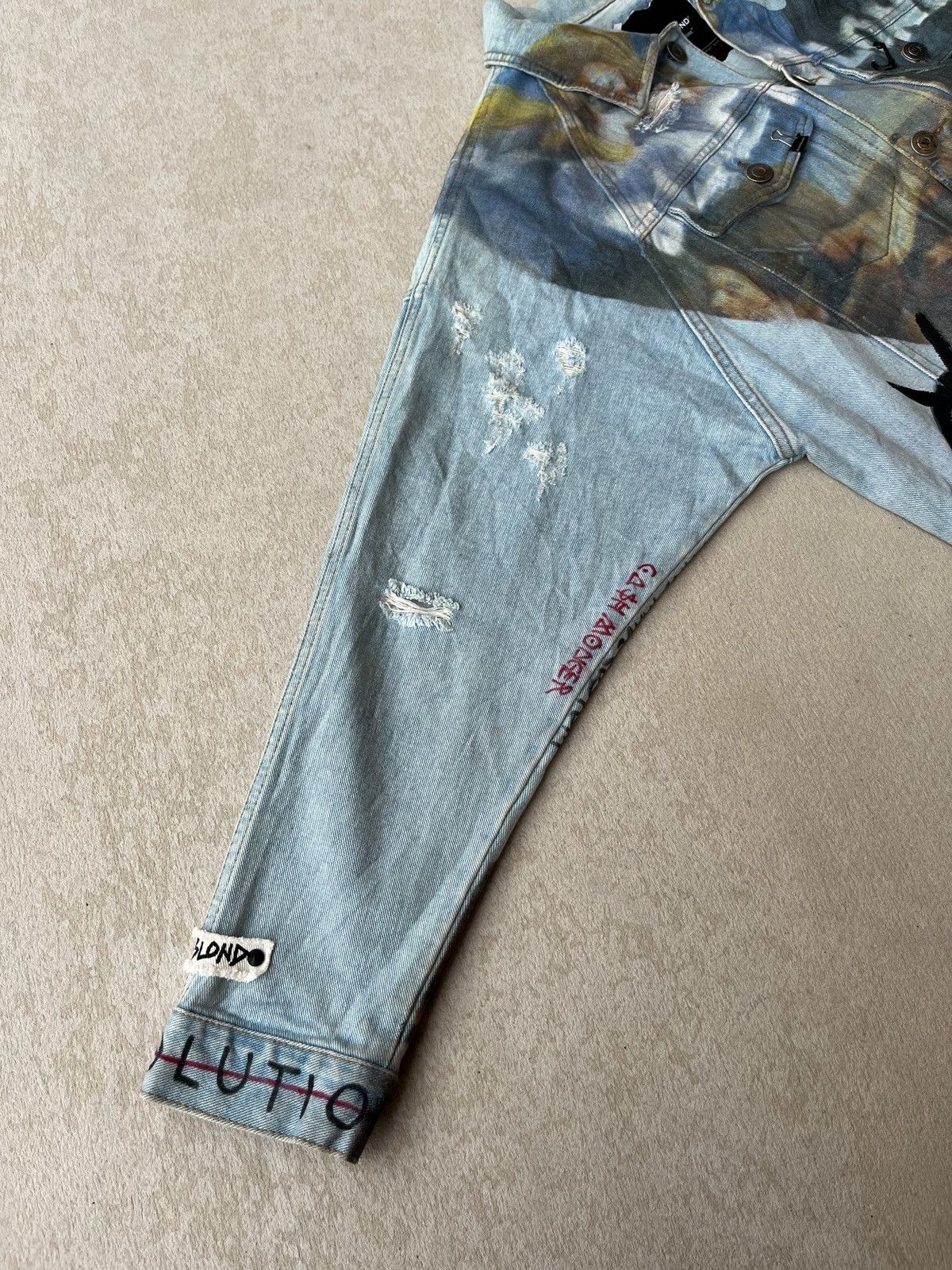 Japanese Brand Blackblond 2019SS Int. 3rd Collection “Innocent Crime” Denim Size US L / EU 52-54 / 3 - 4 Thumbnail