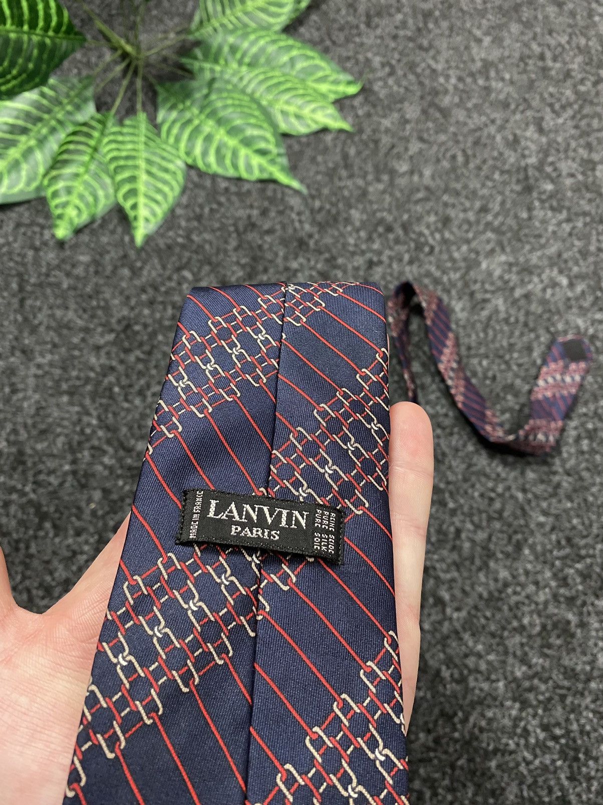 Lanvin Vintage LANVIN PARIS Tie Made in France 🇫🇷 Size ONE SIZE - 1 Thumbnail