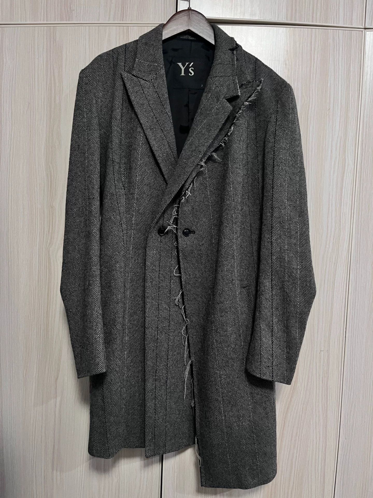 Y's Yohji Yamamoto Y's Asymmetrical Suit Jacket Size US M / EU 48-50 / 2 - 1 Thumbnail