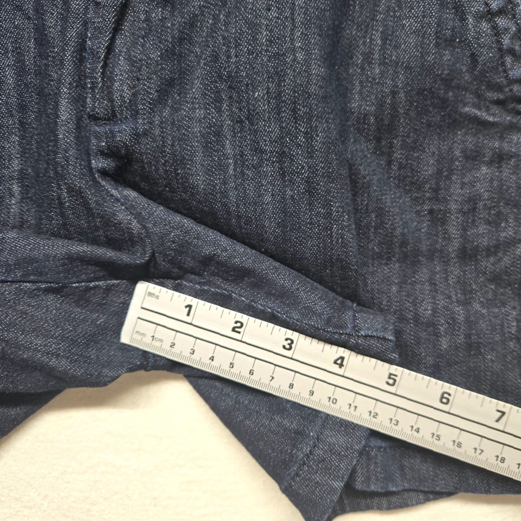 Liz Claiborne Liz Claiborne Denim Jean Shorts Adult Women's Size 4 Blue Dark Denim Chino Pants 90s? Size 27" / US 4 / IT 40 - 5 Thumbnail