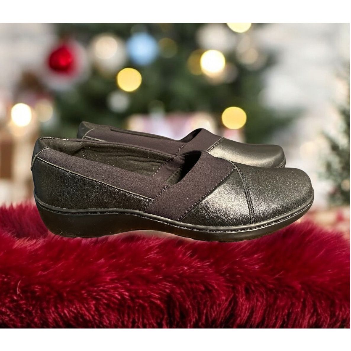 Clarks CLARKS Collection Shoes Leather Flats Slip Ons Size 10M Size US 10 / IT 40 - 2 Thumbnail