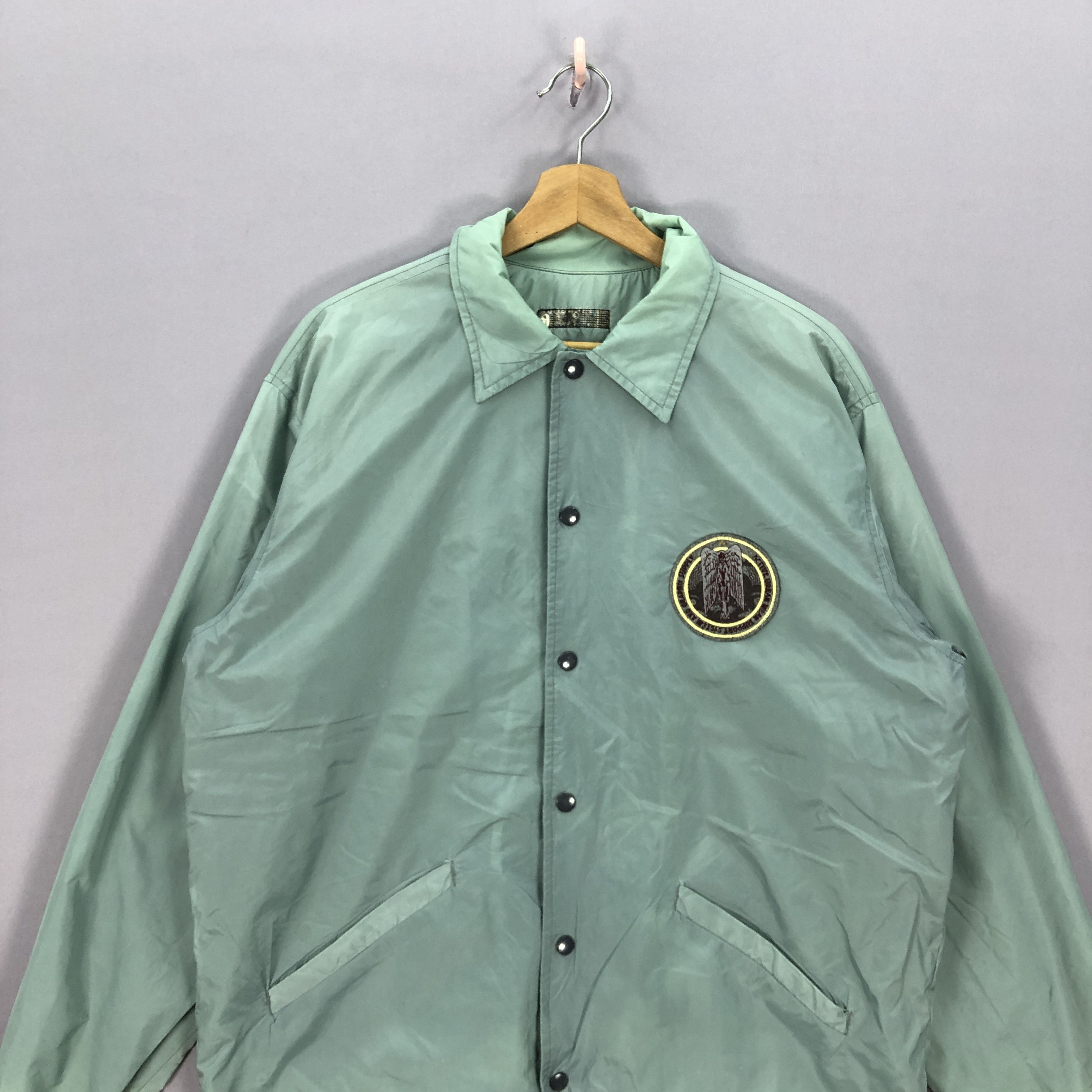 If Six Was Nine Vintage 90s Active Urban Wear Support System Coach Jackets Size US XL / EU 56 / 4 - 4 Thumbnail