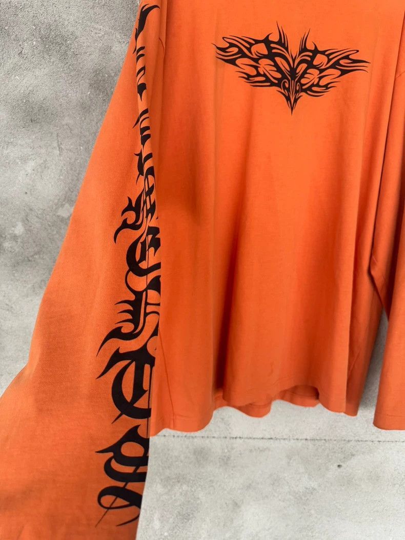 Vetements Vetements Orange Long Sleeve Graphic T-Shirt-2507 Size US M / EU 48-50 / 2 - 3 Thumbnail