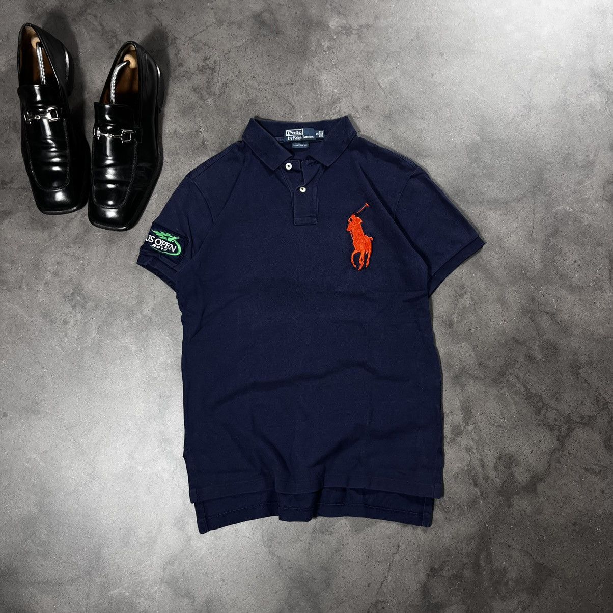 Polo Ralph Lauren Polo Ralph Lauren 00s Vintage US Open Rugby Polo Shirt Tee Size US S / EU 44-46 / 1 - 1 Thumbnail