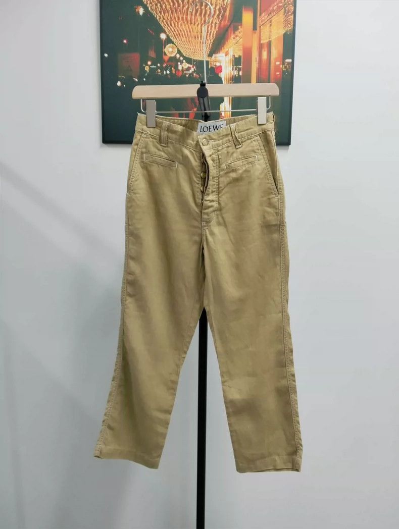 Loewe LOEWE Kaki casual pants Size 42" / US 20 - 1 Thumbnail