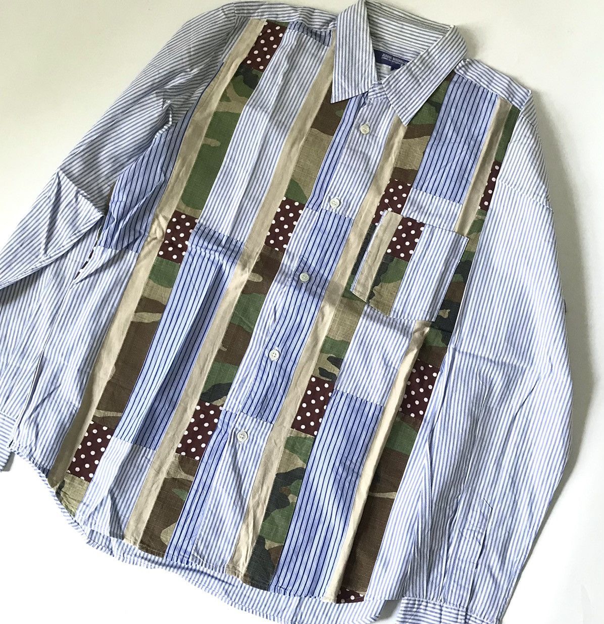 Junya Watanabe Junya watanabe cdg man AD2006 patchwork button up Size US S / EU 44-46 / 1 - 4 Thumbnail