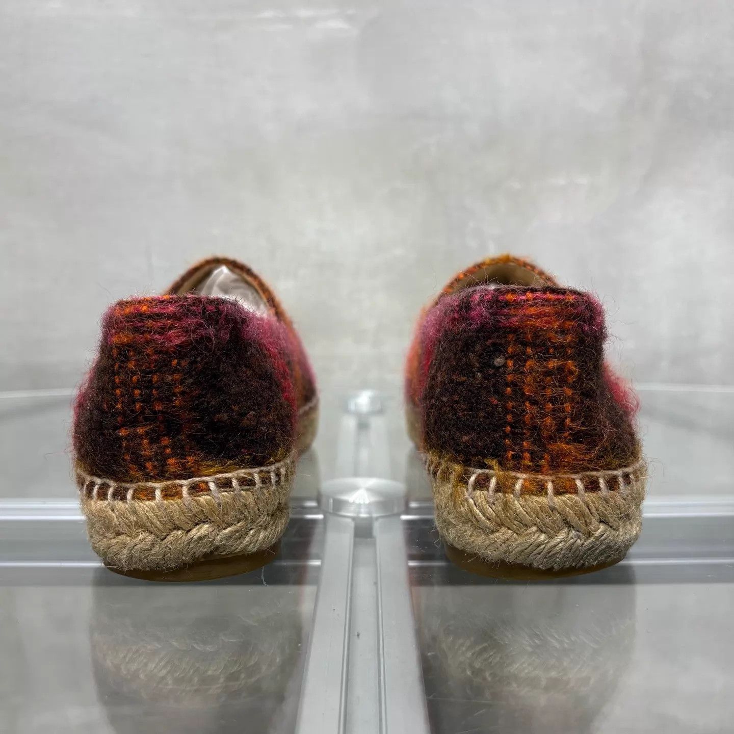 Chanel Chanel Retro Neon CC Wool Tweed Fisherman Shoes 39 Size US 8.5 / IT 38.5 - 6 Thumbnail