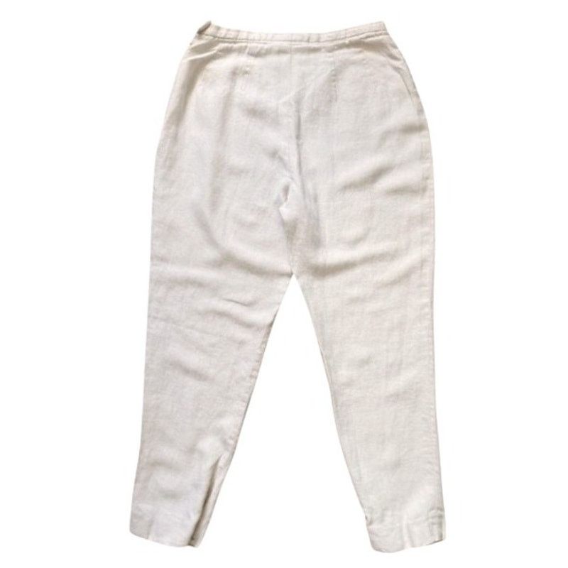 Max Mara MaxMara Beige Pants | Size 4 Size 27" / US 4 / IT 40 - 2 Thumbnail