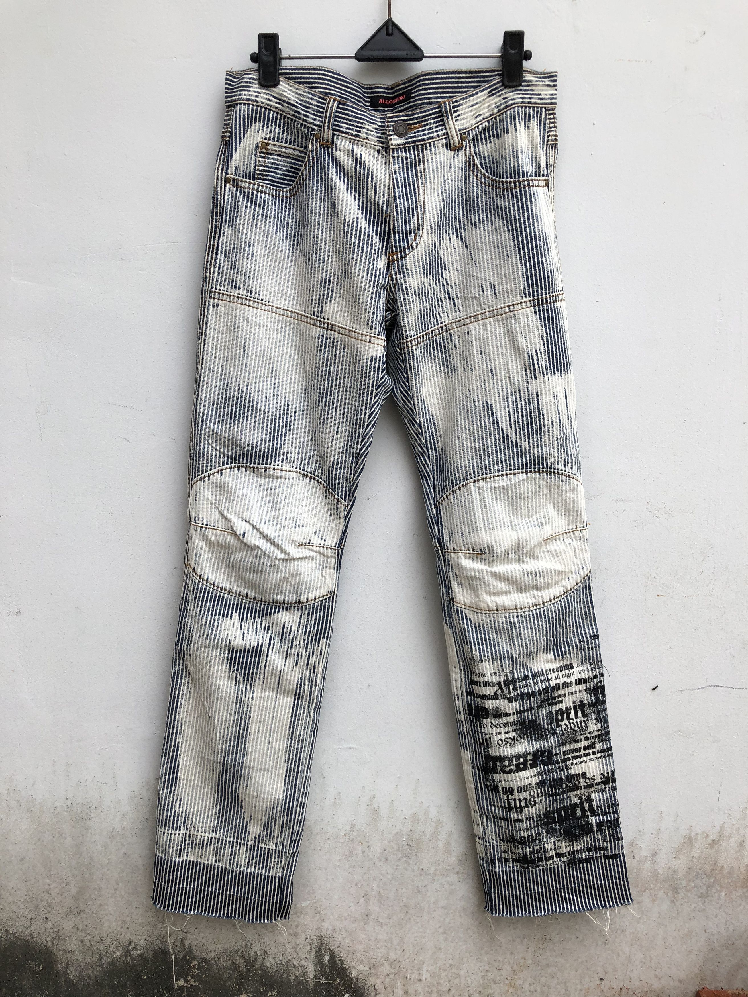 Algonquins Poem Biker Pants