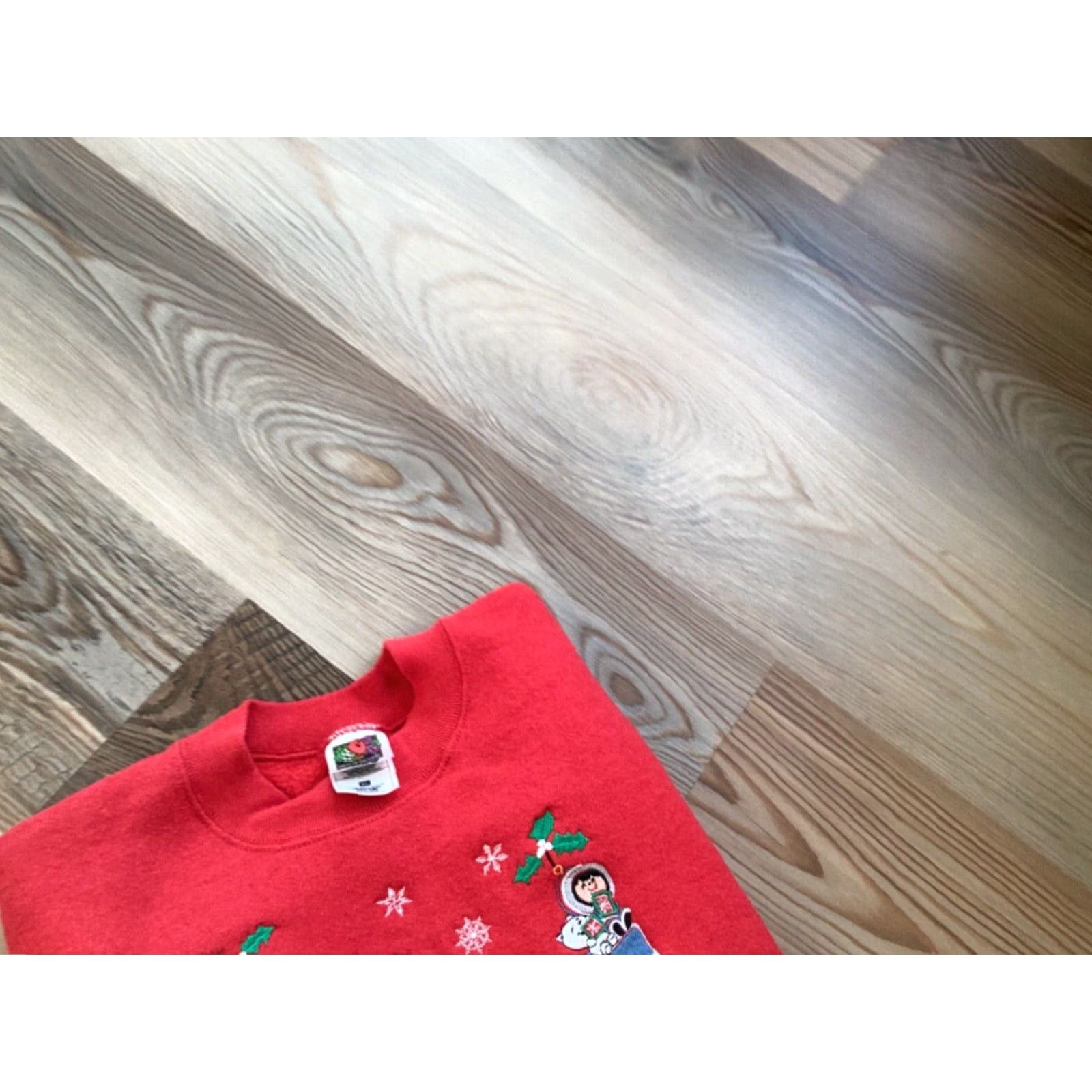 Fruit Of The Loom Vtg Hallmark Christmas Sweatshirt w/ Vtg Embroidered Keepsake Ornaments XL Size XL / US 12-14 / IT 48-50 - 8 Thumbnail