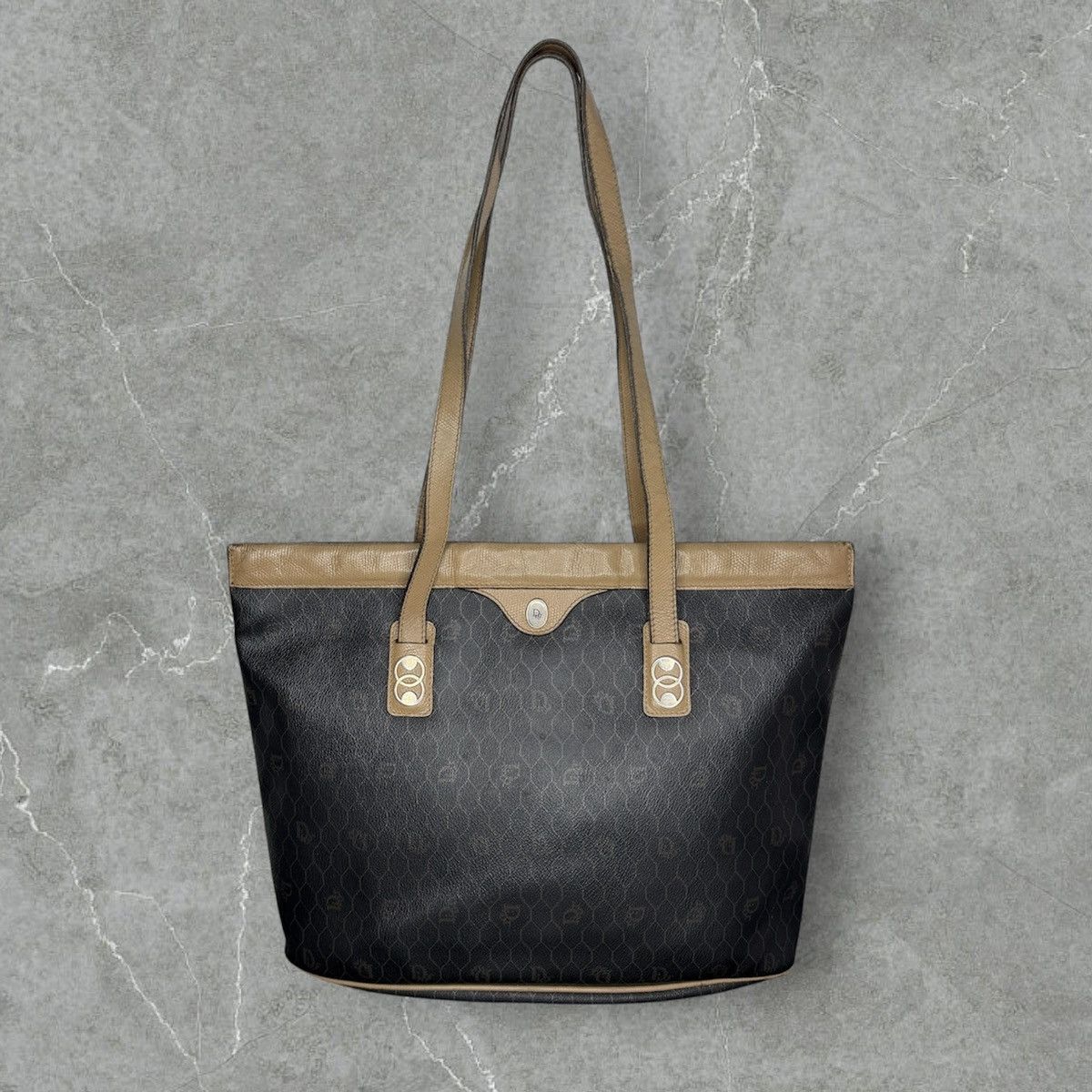 Dior Vintage Christian Dior Leather Shoulder Tote Bag Size ONE SIZE - 1 Thumbnail