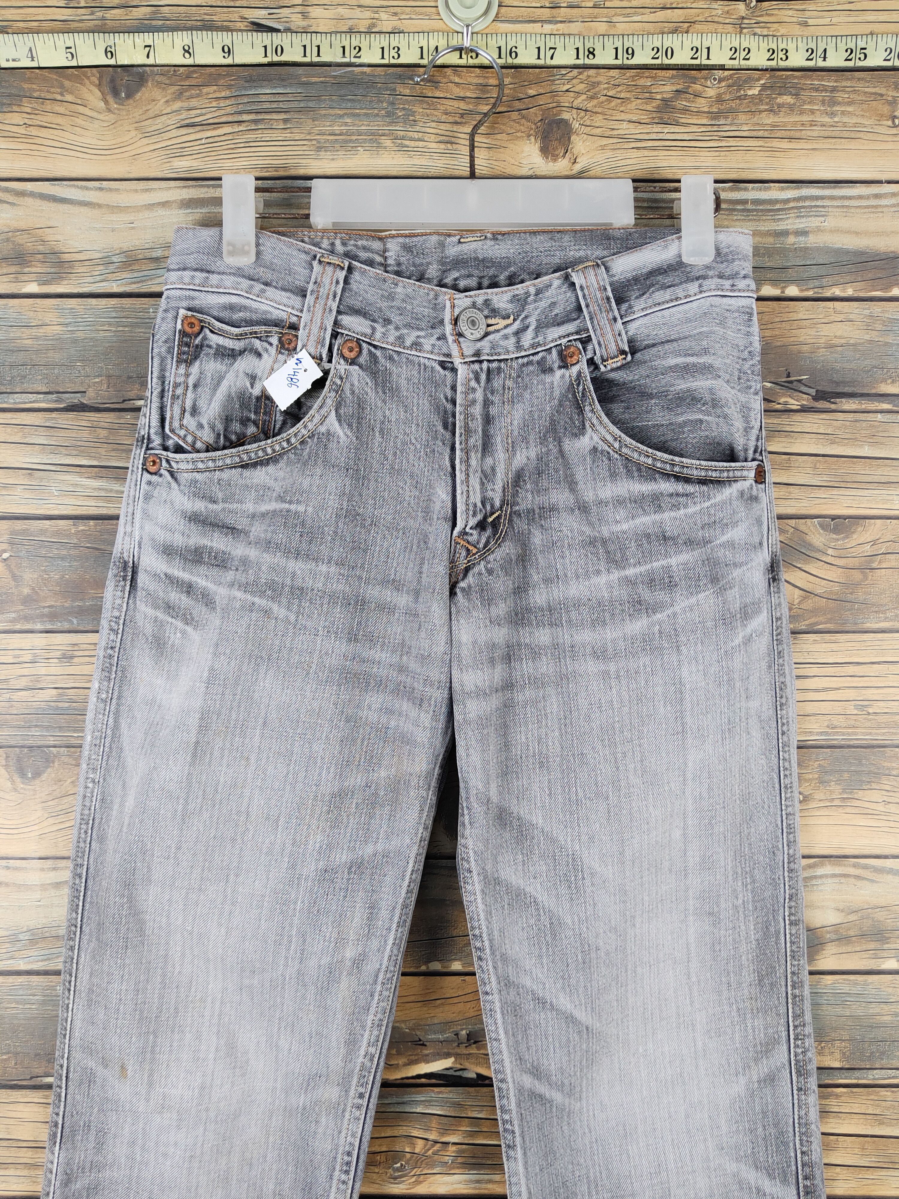 Levi's Levi's Black Faded Distressed Ripped Jeans#W1486 Size US 29 - 2 Thumbnail