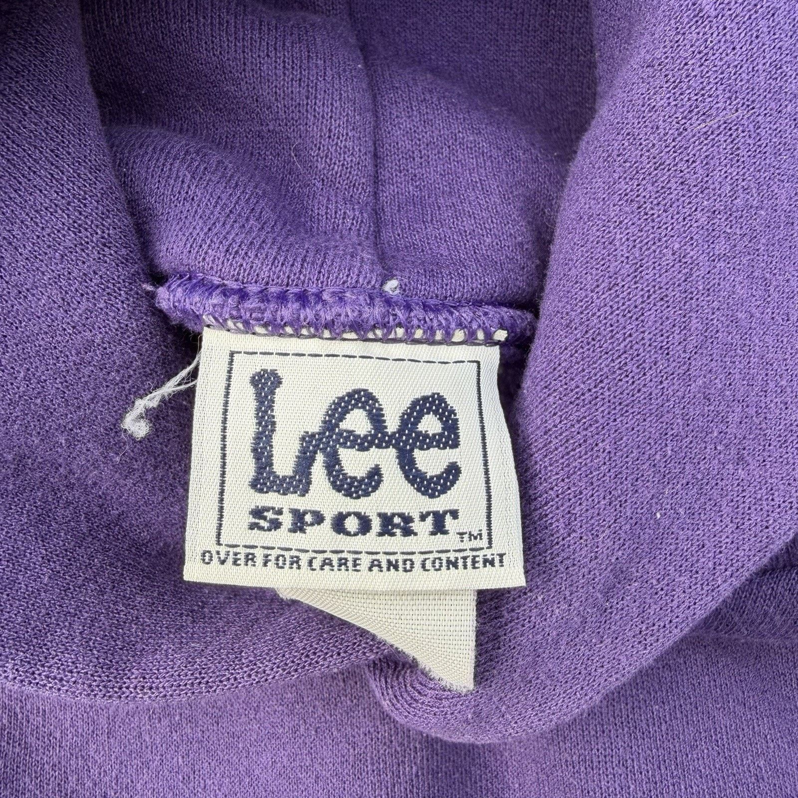 NFL × Salem Sportswear × Vintage Vintage Lee Sport Baltimore Ravens Purple Hoodie fits M/L Size US L / EU 52-54 / 3 - 4 Thumbnail