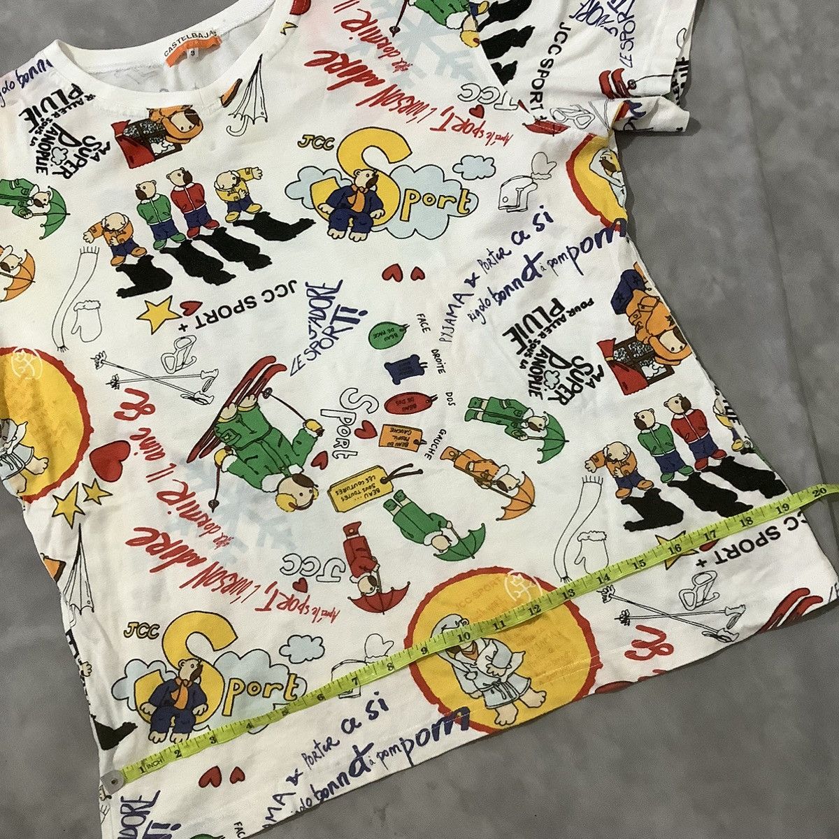 Jean Charles De Castelbajac Vintage Castelbajac Sport Overprint Size US L / EU 52-54 / 3 - 14 Thumbnail