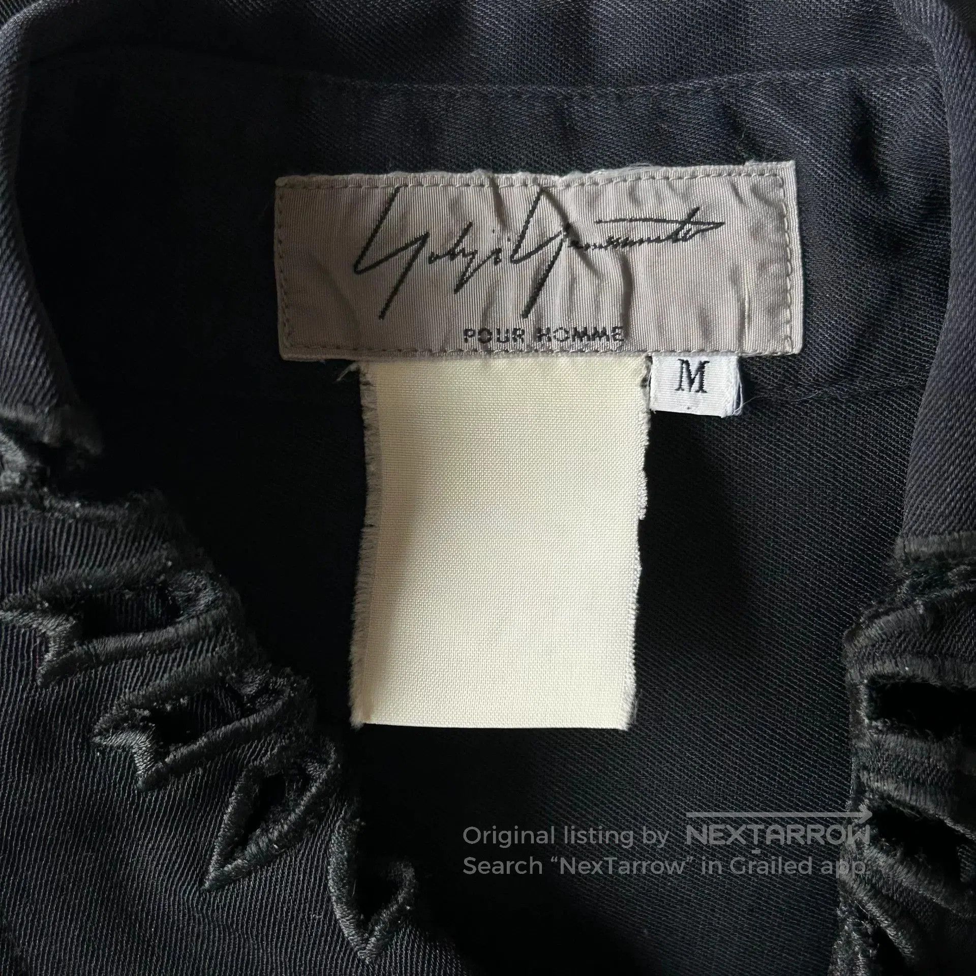 Yohji Yamamoto Yohji Yamamoto 96ss Black Cutout Shirt. Size US M / EU 48-50 / 2 - 8 Thumbnail