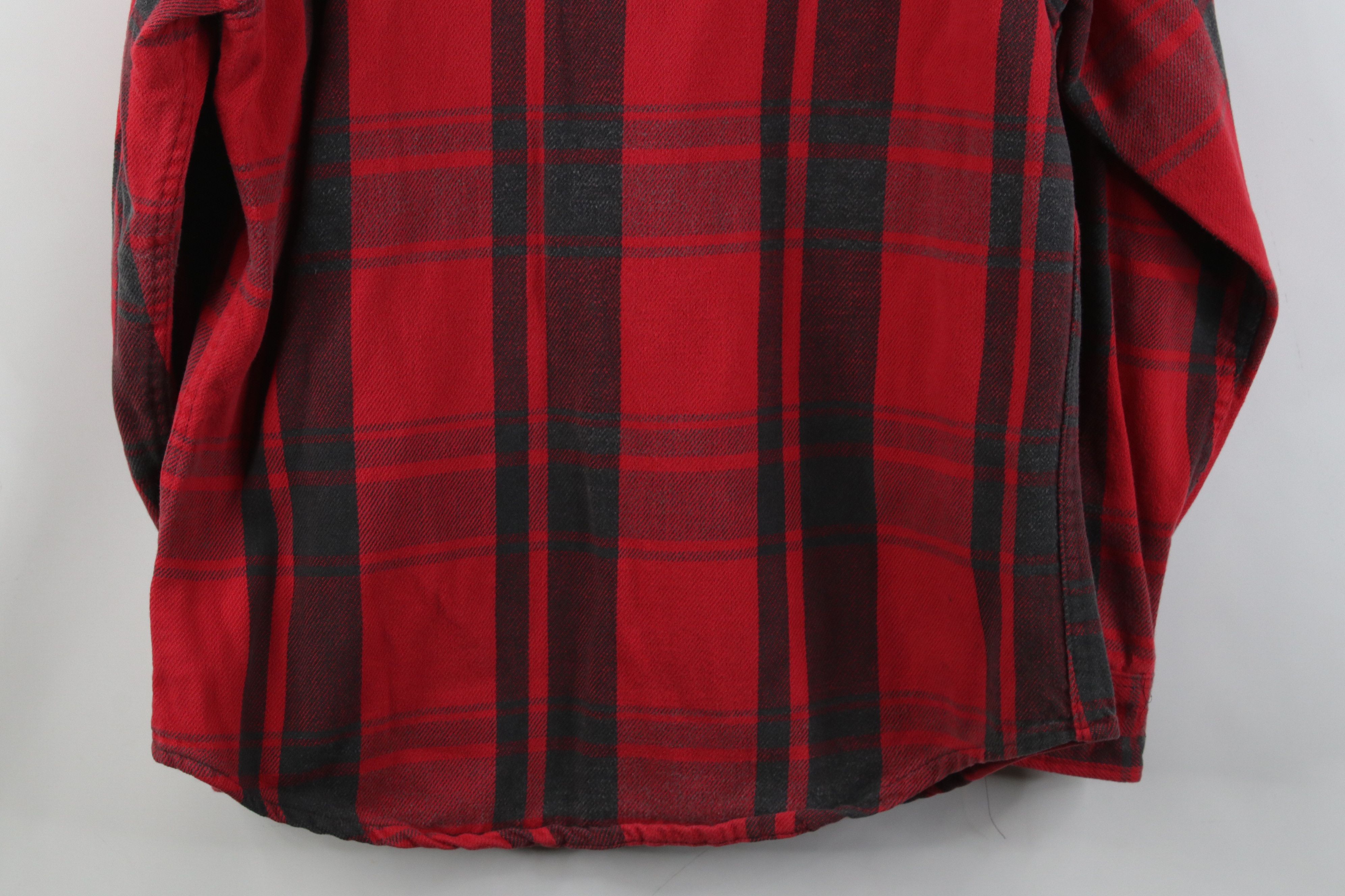 Vintage Vintage 70s Streetwear Heavyweight Button Shirt Plaid USA Size US M / EU 48-50 / 2 - 11 Thumbnail