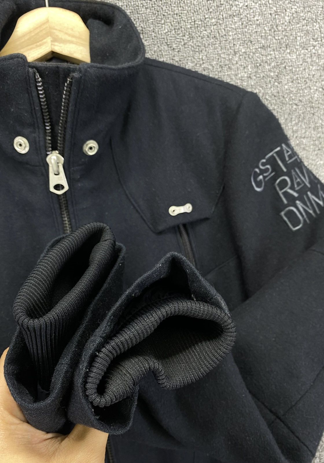 G-Star Vintage G Star Raw Denim Punk Style Wool Jacket Size S / US 4 / IT 40 - 8 Thumbnail