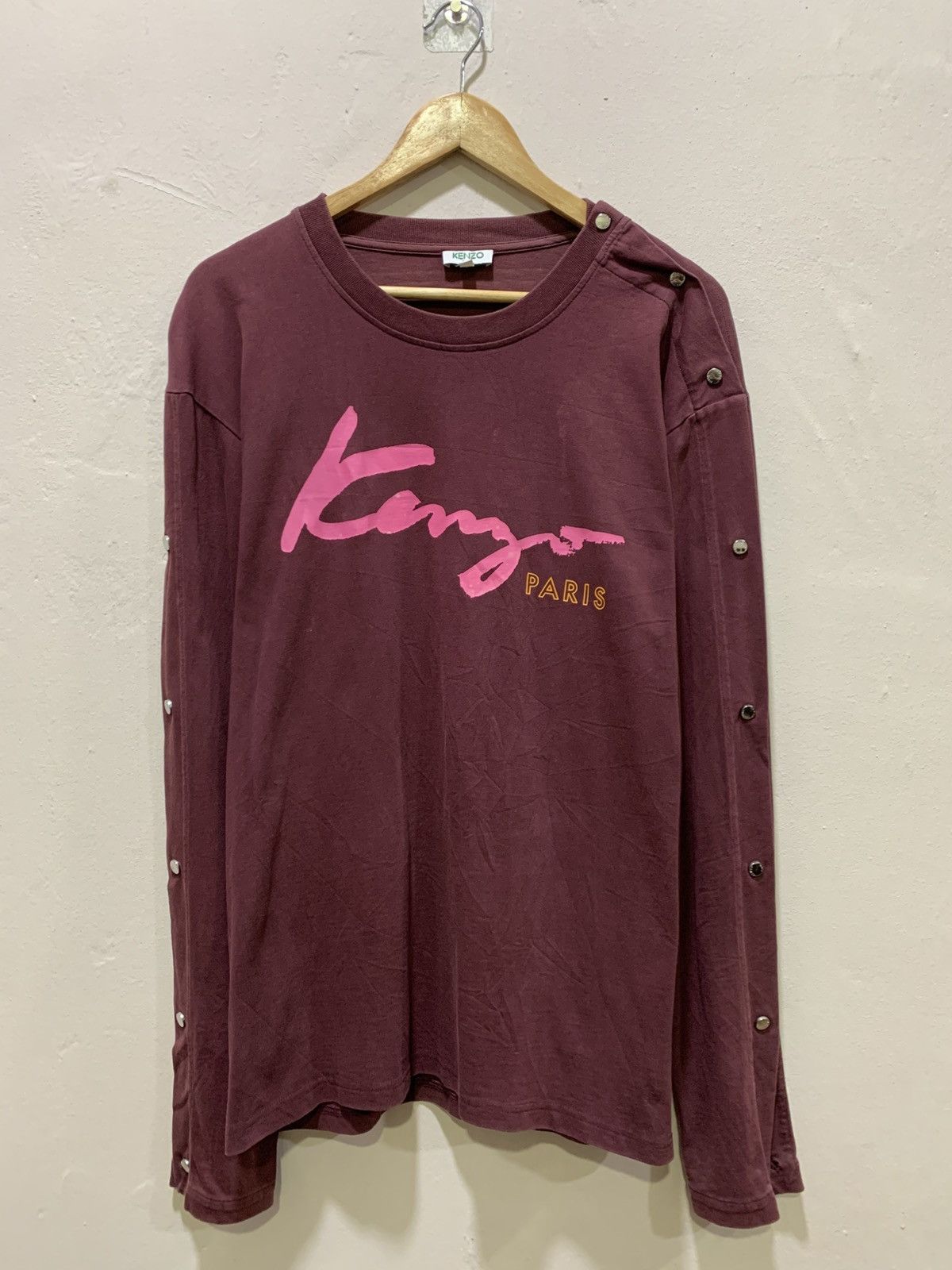 Kenzo Kenzo paris longsleeve shirt button Size US M / EU 48-50 / 2 - 1 Thumbnail