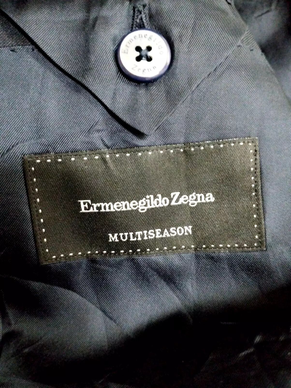 Designer × Ermenegildo Zegna ERMENEGILDO ZEGNA MULTISEASON Wool Suit Blazer Men Size 46 Size 46R - 14 Thumbnail