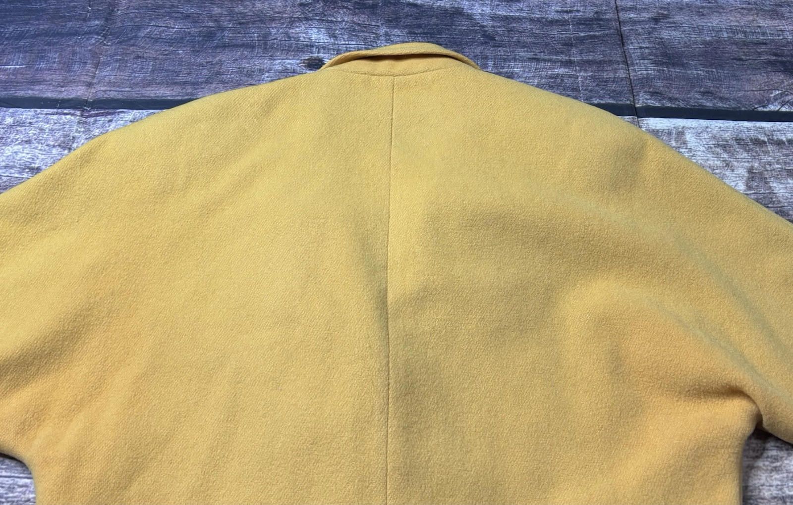 Mackintosh Mackintosh Pea Coat Women's Size 6 Pure Wool Yellow VTG USA Size M / US 6-8 / IT 42-44 - 9 Thumbnail