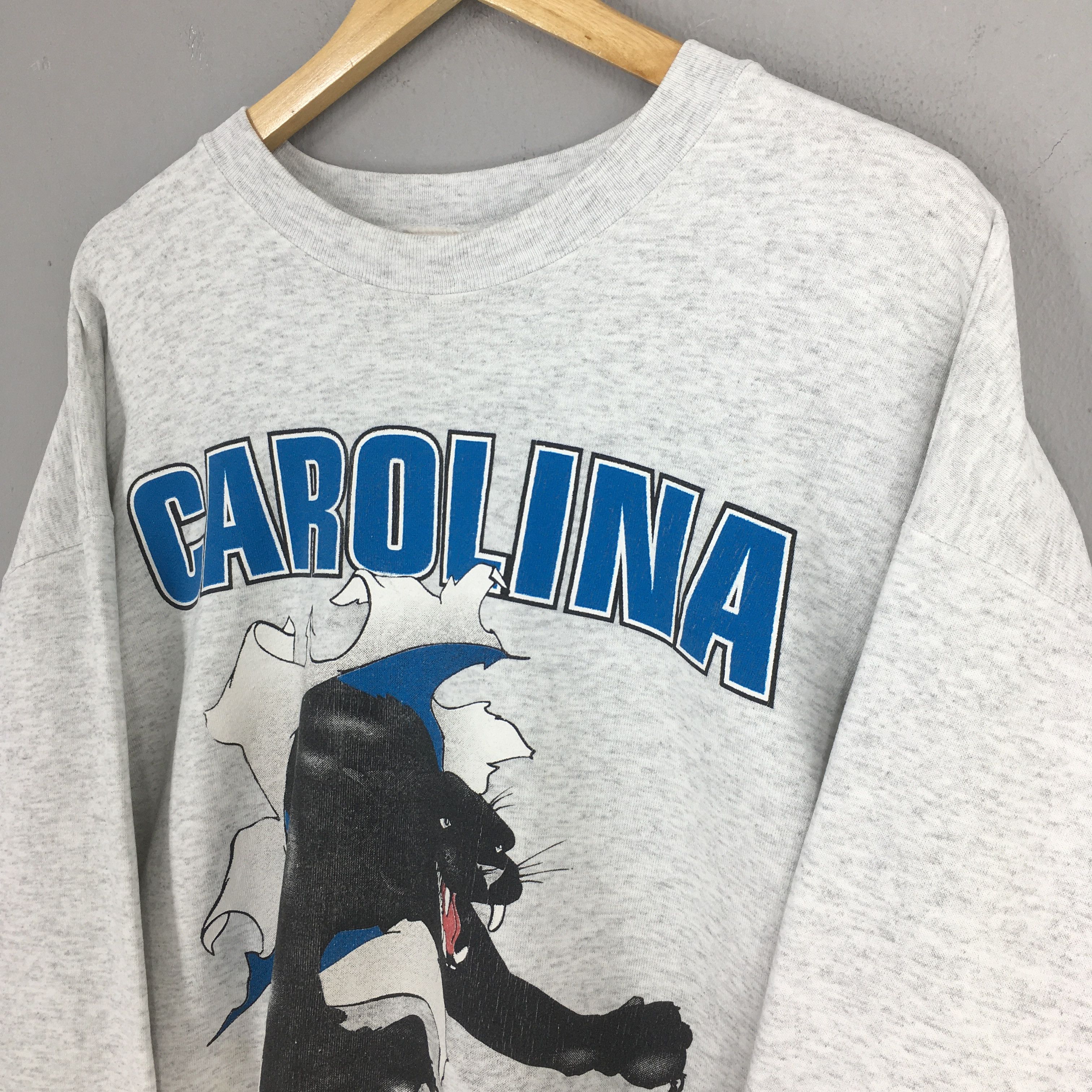 NFL Vintage Carolina Panthers NFL Football Sweatshirt XLarge Size US XL / EU 56 / 4 - 3 Thumbnail