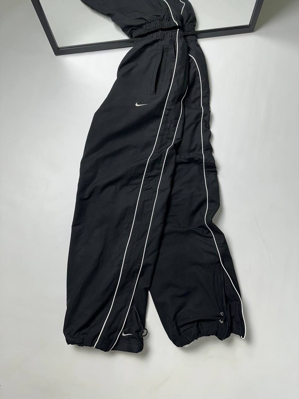 Nike 90s Vintage Nike Drill Track Pants Japanese Streetwear Y2K Size US 36 / EU 52 - 2 Thumbnail