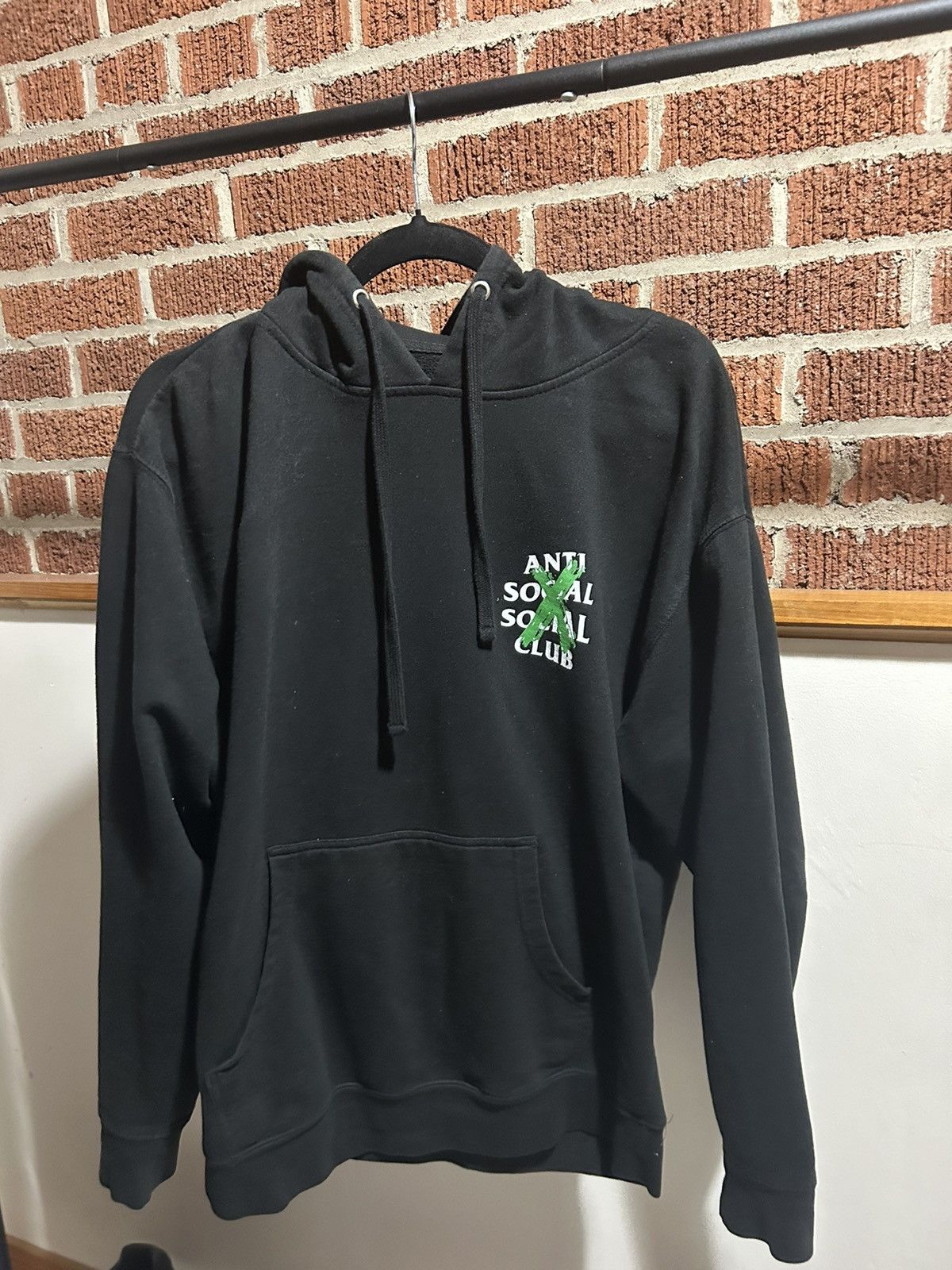 Anti Social Social Club Anti Social Social Club Green X hoodie Size US L / EU 52-54 / 3 - 1 Thumbnail
