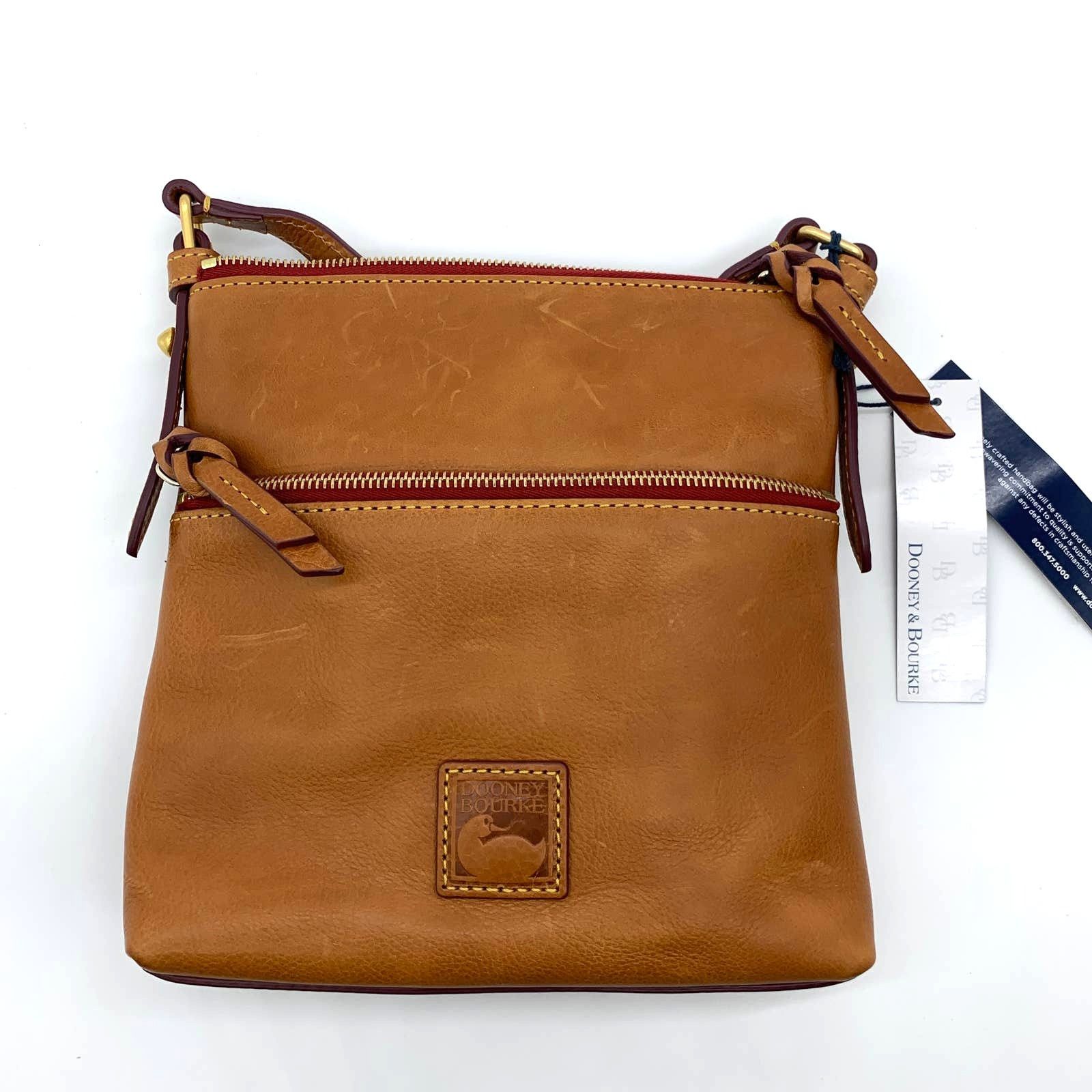 Dooney & Bourke Dooney & Bourke Leather Crossbody Purse Letter Carrier Size ONE SIZE - 1 Thumbnail