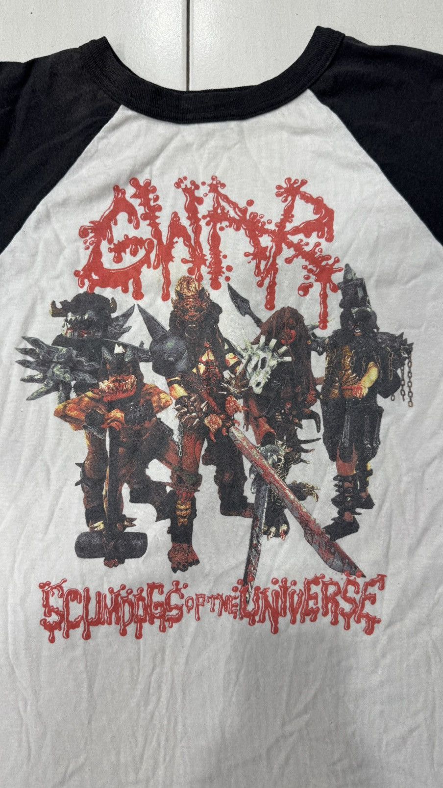 Band Tees Vtg GWAR Scumdogs of the Universe Album Promo Shirt Size US XL / EU 56 / 4 - 2 Thumbnail