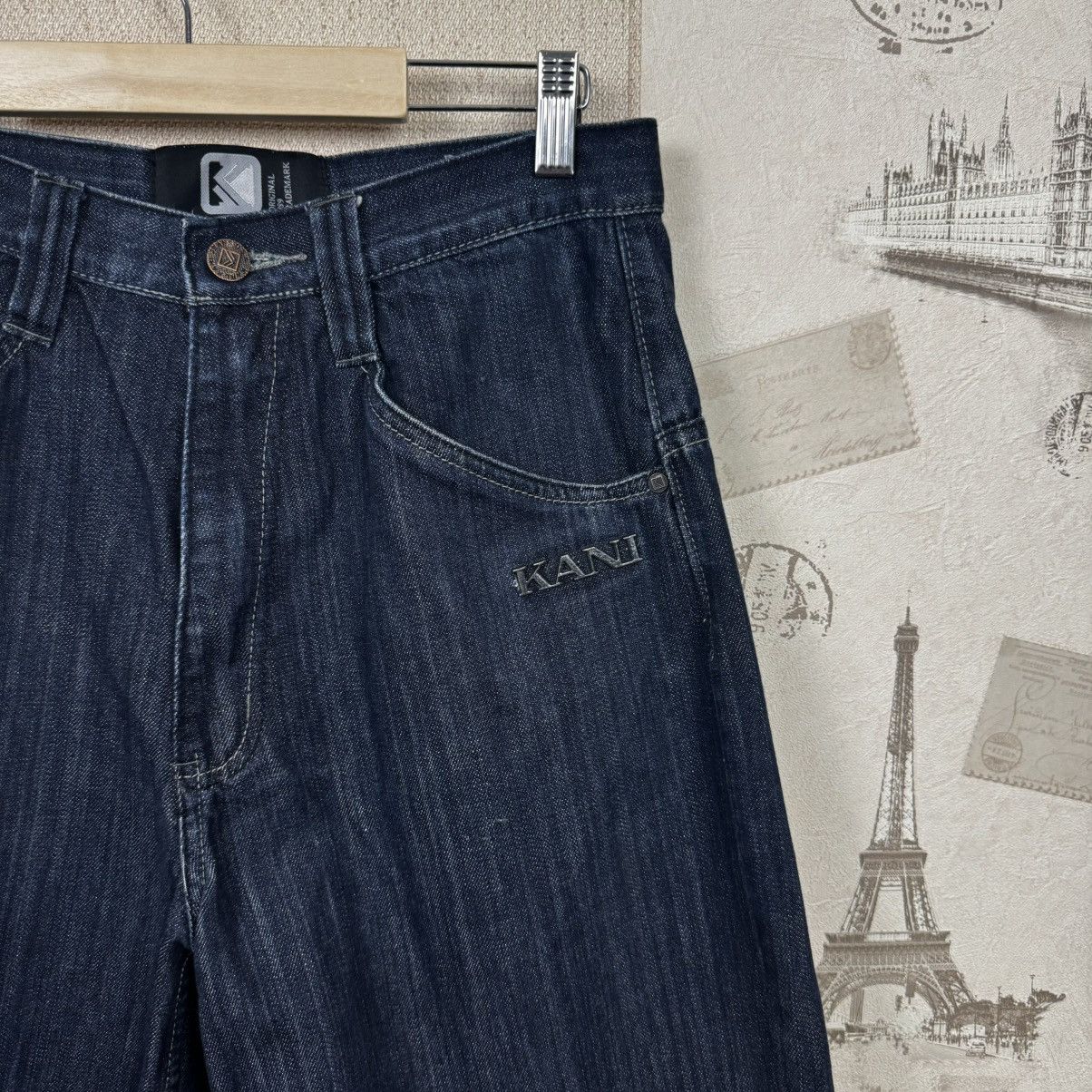 Karl Kani Vintage Karl Kani Shorts Denim 30 Streetwear Rap Jnco Size US 30 / EU 46 - 18 Thumbnail