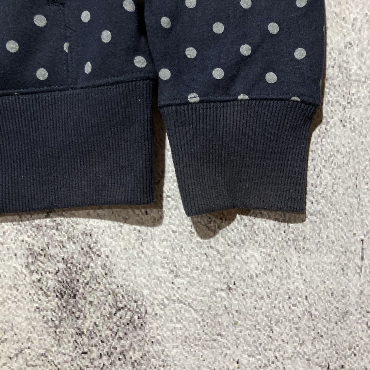 Japanese Brand 2000s GU Polkadot Motif Fur Ziphoodie Navy Lgb Ifsixwasnine Size US M / EU 48-50 / 2 - 6 Thumbnail