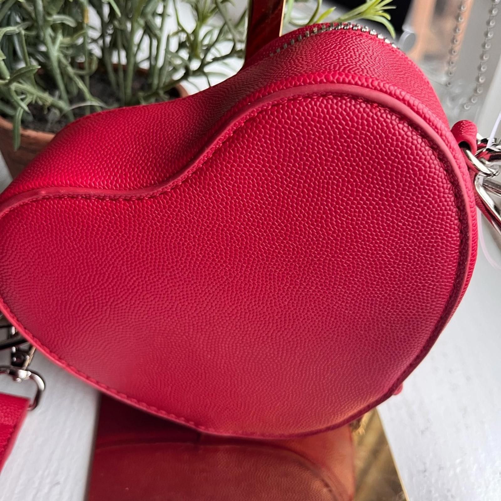 Steve Madden Steve Madden Red Crimson Heart Crossbody Bag Size ONE SIZE - 4 Thumbnail