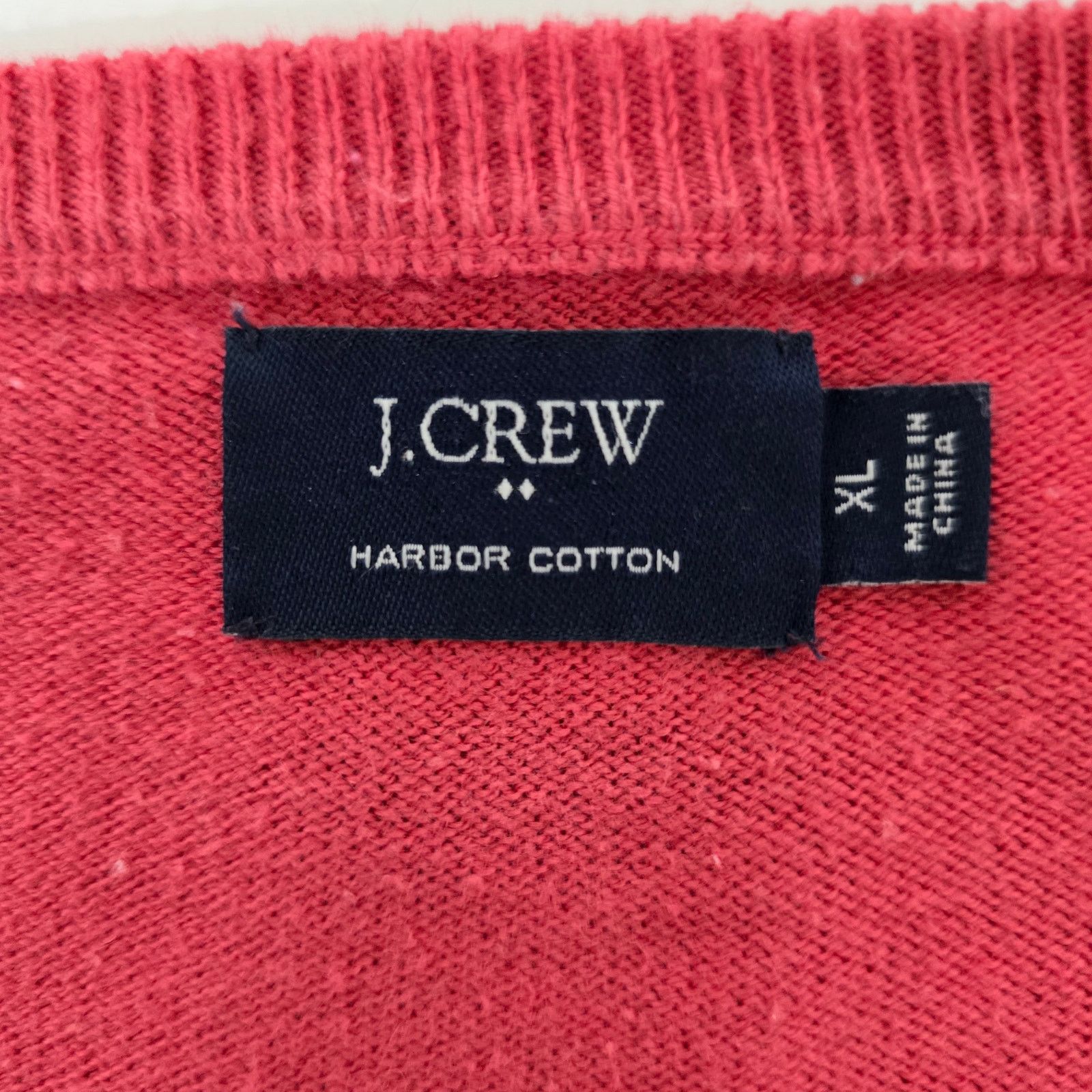 J.Crew J. Crew Harbor Cotton Sweater XL V-neck Cotton Wool Nylon Size US XL / EU 56 / 4 - 9 Thumbnail