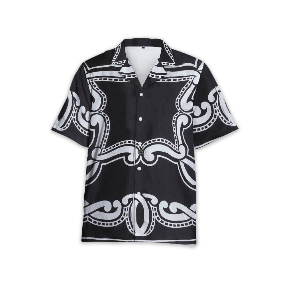 Designer Men’s Bandanna-Print Shirt – Heritage Pattern Size US M / EU 48-50 / 2 - 1 Thumbnail