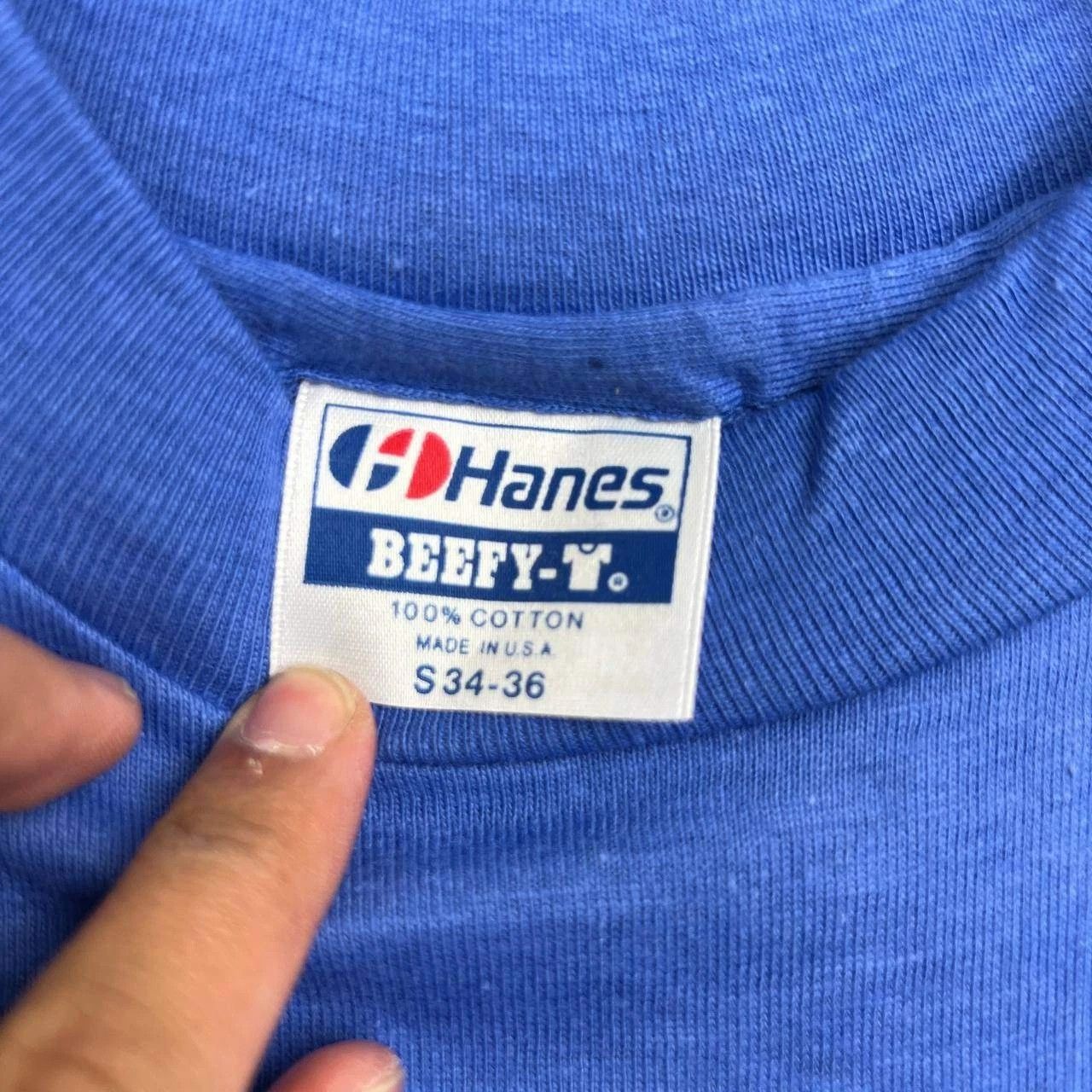 Hanes Vintage Green Peace Orcinus Orca Shirt Men S Hanes Deadstock Size US S / EU 44-46 / 1 - 4 Thumbnail