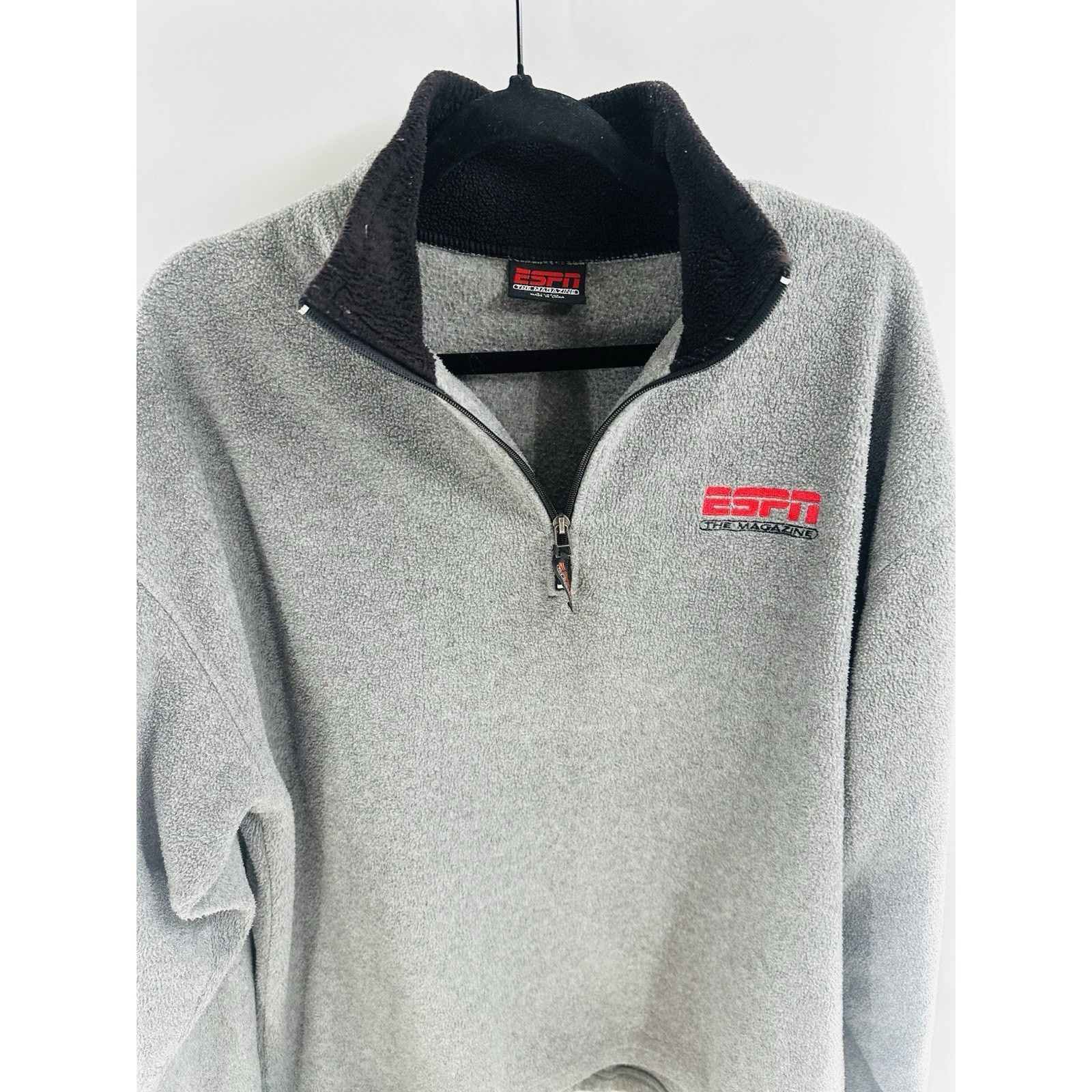 NBA Vintage Y2K ESPN SportsCenter Quarter Zip Sweatshirt Mens XL Size US XL / EU 56 / 4 - 2 Thumbnail