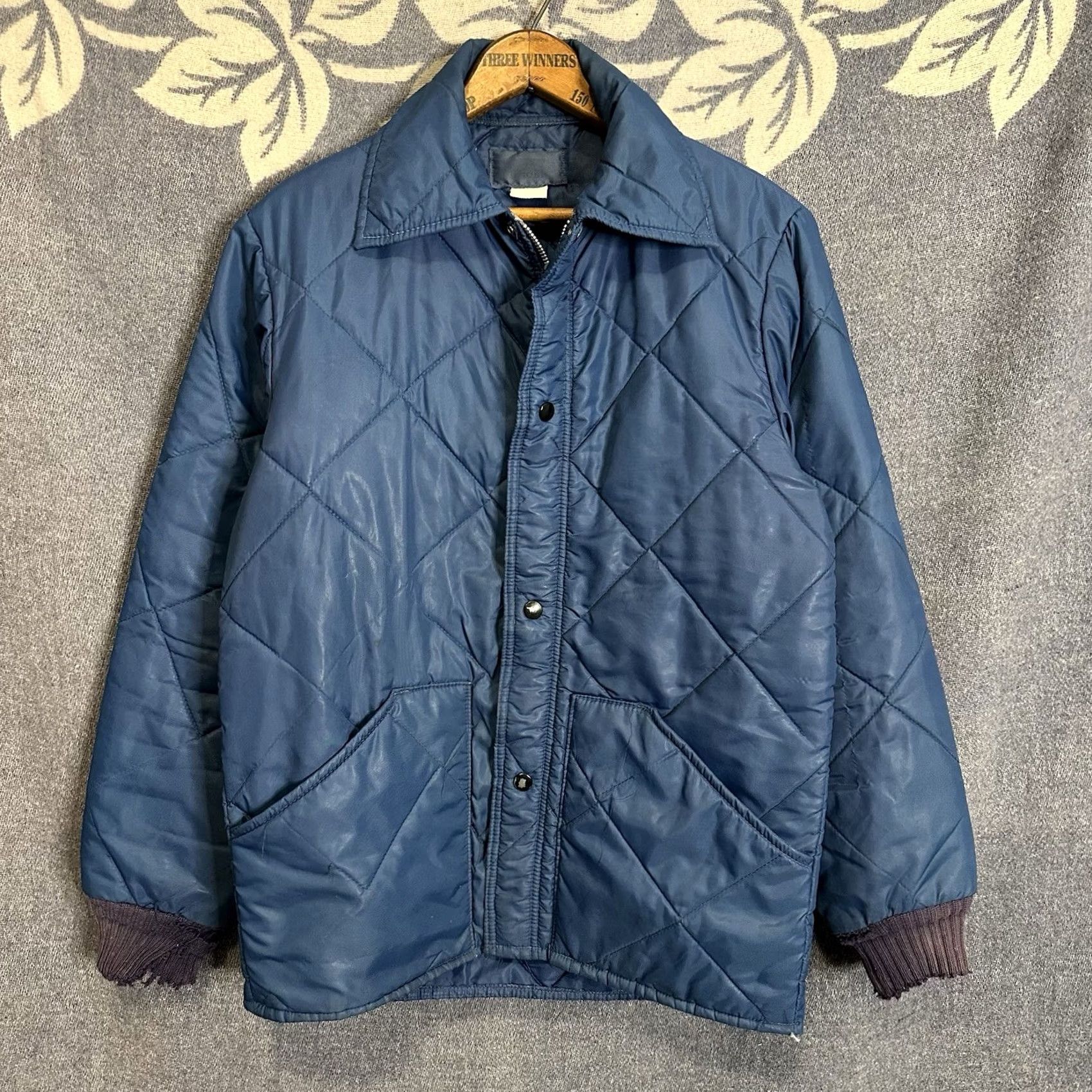 Vintage VINTAGE OshKosh B'gosh Nylon Full Zip Jacket Windbreaker 90s Men L Blue Size US L / EU 52-54 / 3 - 2 Thumbnail