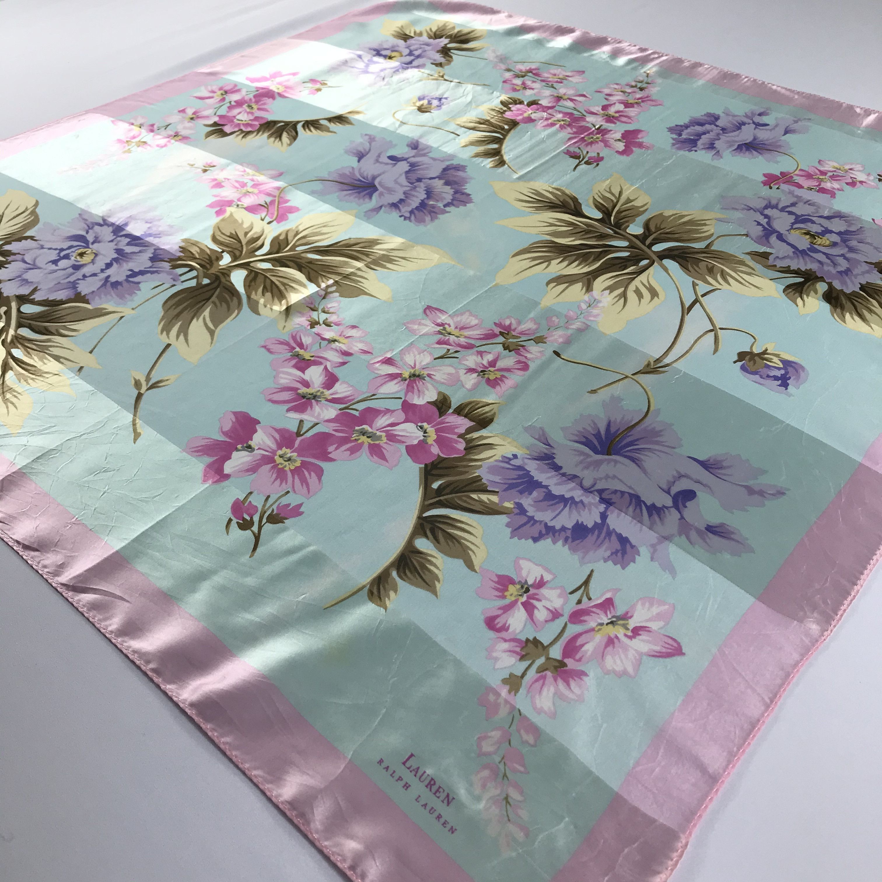 Ralph Lauren Vintage Ralph Lauren Silk Scarf Size ONE SIZE - 3 Thumbnail