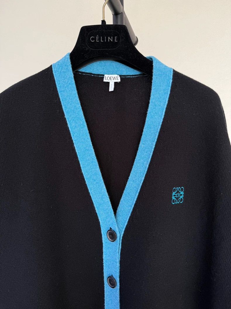 Loewe LOEWE Embroidered logo sweater sweater knitwear Size S / US 4 / IT 40 - 4 Thumbnail